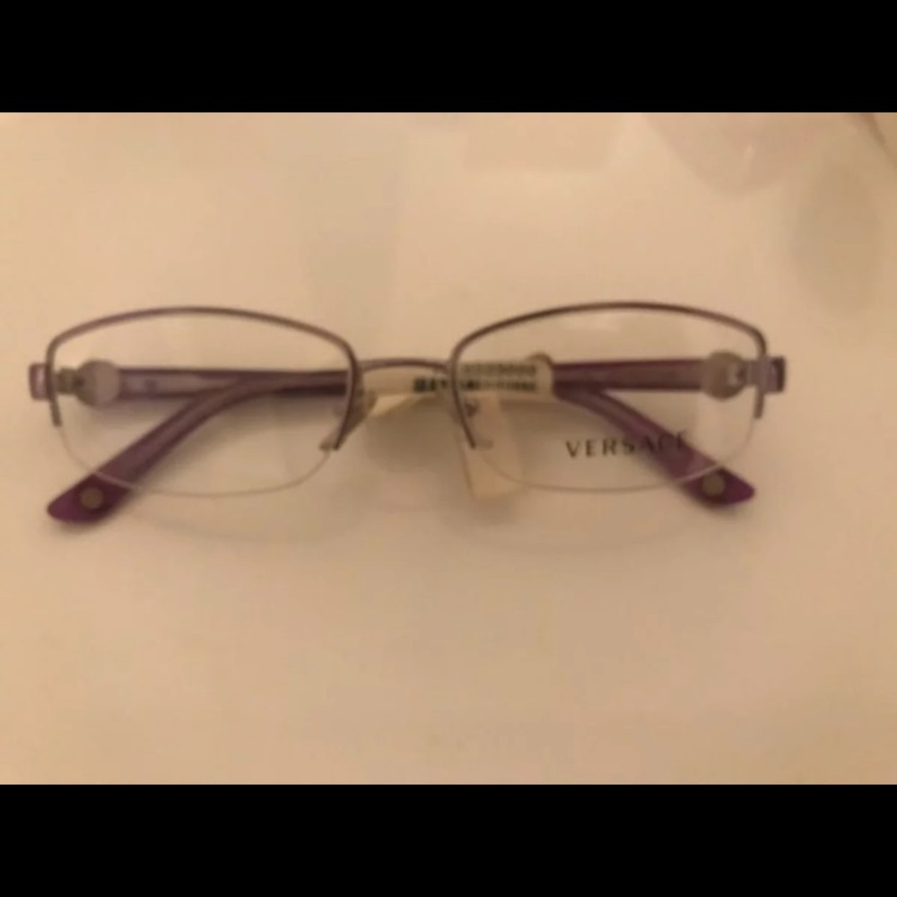 Authentic Versace eyeglass frames purple - Picture 3 of 5